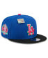ფოტო #1 პროდუქტის Men's Royal/Black Los Angeles Dodgers Watermelon Big League Chew Flavor Pack 9FIFTY Snapback Hat