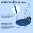 Hudora 72126 Nest Swing, 90 cm, Blue Garden Swing, Maximum Load 100 kg