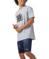 ფოტო #3 პროდუქტის Men's Regular-Fit Mesh-Panel Satin Basketball Shorts