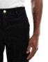 Jack & Jones loose fit multi pocket cargo trouser in black