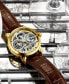 Фото #3 товара Часы Stuhrling Brown Leather Strap 54mm