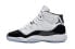 Фото #3 товара Jordan Air Jordan 11 concord 耐磨减震防滑 高帮 复古篮球鞋 男女同款 黑白 / Кроссовки Nike Air Jordan 11 Retro Concord (2018) (Белый, Черный)