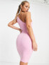 Фото #2 товара Naked Wardrobe one shoulder cut out mini bodycon dress in pink