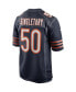 Фото #3 товара Men's Mike Singletary Navy Chicago Bears Game Retired Player Jersey