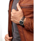 ფოტო #4 პროდუქტის Men's Automatic Spirit Stainless Steel Chronometer Brown Leather Strap Watch 42mm