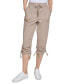 ფოტო #1 პროდუქტის Women's Convertible Cargo Capri Pants