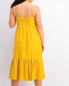 Фото #2 товара Платье средней длины из льняно-смесовой ткани Inc Twist Front Gold Dust XS