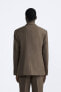 Фото #3 товара Костюмный пиджак из смесовой шерсти ZARA
