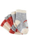 Kız Bebek 3'lü Havlu Çorap Set 0-12 Ay Kiremit