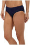 Фото #2 товара TYR 169338 Womens Mid Rise Hipster Bikini Bottom Swimwear Solid Navy Size 8