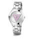 Фото #2 товара Guess Damen Armbanduhr TRI PLAQUE silber 34 mm GW0675L1