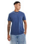 Фото #1 товара Polo Ralph Lauren icon logo pocket t-shirt classic oversized fit in mid blue