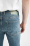Фото #8 товара Super Skinny Fit Normal Bel Dar Paça Jean Pantolon