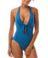 Фото #2 товара Vince Camuto 281886 Women's Knot-Front Halter One-Piece Swimsuit , Size 6