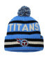 Men's '47 Light Blue Tennessee Titans Bering Cuffed Knit Hat with Pom