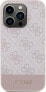 Guess Guess GUHCP15LG4GLPI iPhone 15 Pro 6.1" różowy/pink hardcase 4G Stripe Collection