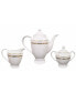 Фото #3 товара New Bone China 57 Piece Dinnerware Set, Service for 8