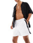 Tommy Hilfiger monotype medium drawstring tape swim short in white