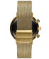 ფოტო #2 პროდუქტის Men's Legacy Quartz Mesh Gold-tone Watch 42mm