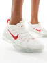 Фото #5 товара Nike Air Vapormax 2023 NN Flyknit trainers in sail white and red