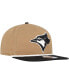 Men's Khaki/Black Toronto Blue Jays Golfer Snapback Hat