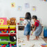 Фото #12 товара Стеллаж для детской комнаты Relaxdays Kinderregal Weiß mit Aufbewahrungsboxen