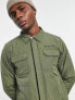 Columbia harrington insulated shirt jacket in khaki