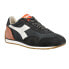 Фото #4 товара Diadora Equipe Suede Sw Lace Up Mens Black Sneakers Casual Shoes 175150-80016