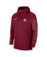 Men's Crimson Alabama Crimson Tide 2023 Sideline Player Quarter-Zip Hoodie Jacket