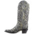 Фото #7 товара Corral Boots Studded TooledInlay Snip Toe Cowboy Womens Grey Casual Boots A3672