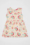 Фото #17 товара Платье для малышей defacto Kız Bebek Районный безрукавный платье C0074A524SM