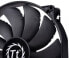 Фото #3 товара Thermaltake Pure Duo 14 ARGB Sync Radiator Fan Pack of 2 | Case Fan | PWM | Addressable LEDs | Black