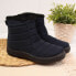 Waterproof snow boots with zipper NEWS W EVE181B navy blue