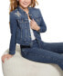 ფოტო #2 პროდუქტის Women's Delya Embellished Trucker Jacket
