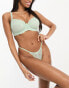 Фото #8 товара Ivory Rose all over lace tanga thong in sage green