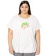 Фото #2 товара Nike 280000 Plus Size Sportswear Cotton Logo T-Shirt Women's Size 2x-Large White