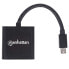 Фото #7 товара Manhattan Mini DisplayPort 1.2a to HDMI Adapter Cable - 4K@60Hz - Active - 19.5cm - Male to Female - Black - Three Year Warranty - Polybag - Mini DisplayPort - HDMI Type A (Standard) - Male - Female - Straight - Straight