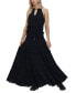 Women's Smocked-Waist Tiered Maxi Skirt