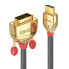 Фото #1 товара Lindy 1m HDMI to DVI Cable - Gold Line - 1 m - HDMI Type A (Standard) - DVI-D - Male - Male - Gold