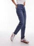 Topshop Tall Original high rise Mom jeans in mid blue