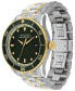 ფოტო #2 პროდუქტის Men's Heritage Two-Tone Stainless Steel Bracelet Watch 43mm