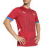 Фото #1 товара Puma Fss Crew Neck Short Sleeve Home Soccer Jersey Replica Mens Red 77430001