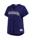 Фото #2 товара Women's Purple Colorado Rockies Plus Size Alternate Replica Team Jersey