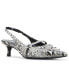 ფოტო #1 პროდუქტის Krystall-R Pointed-Toe Slingback Kitten-Heel Pumps