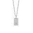 Silver necklace with Futura RZFU03 pendant