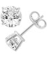 Diamond Stud Earrings (3/8 ct. t.w.) in 14k White Gold