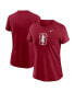 ფოტო #1 პროდუქტის Women's Cardinal Stanford Cardinal Primetime Evergreen Logo T-Shirt