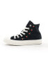 Фото #3 товара Converse Chuck Taylor All Star cherry trainers in black