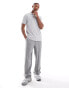 Hollister icon logo pique polo in grey marl