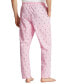 ფოტო #2 პროდუქტის Men's Cotton Printed Pajama Pants